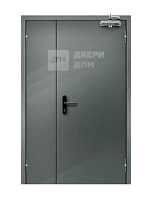 Противопожарная дверь ДПМ-02 EI-45 полуторная глухая дымогазонепроницаемая